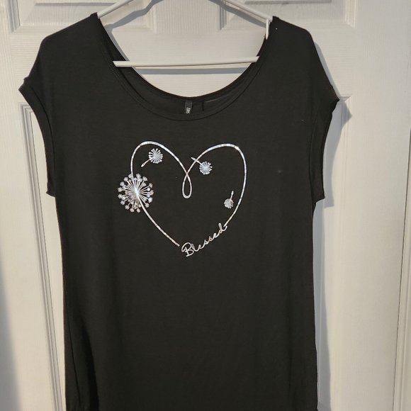 Edista Las Angeles Womens Black Shirt, size S - Picture 2 of 4